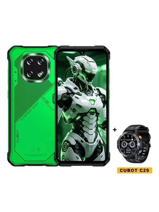 Смартфон Cubot Kingkong Es 5 6/128 ГБ, зеленый