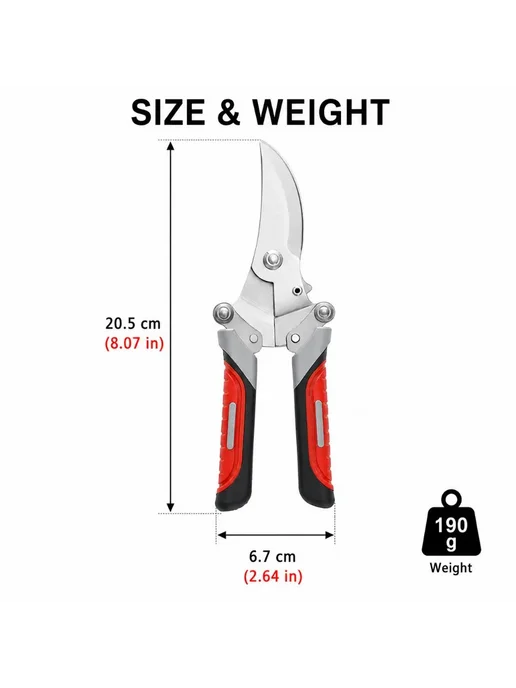 Нет бренда Складные секаторы Fiskars из нержавеющей стали Green, зеленый, фото 7