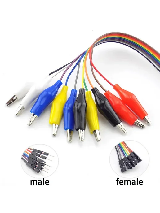 Нет бренда USB DC Тестовый провод с зажимами "крокодил" q22899 NO.8, NO.7, фото 5