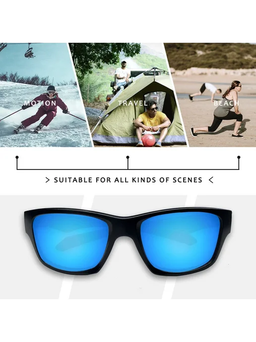 eLuxonsight Поляризованные линзы для Oakley Holbrook Metal O, зеленый, фото 7