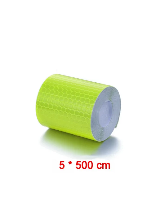 kosero Светоотражающая лента зеленая 5х100 см, 5x500 см