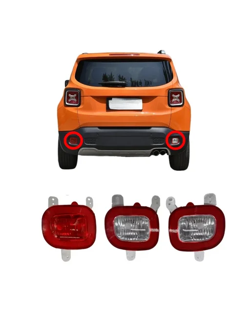 DTEXP 1 или 2 шт. задних бамперных фонарей для Jeep Renegade 2015-, 2 шт, фото 2