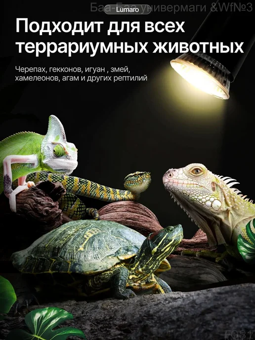 Светильник для террариума, 2×50 Вт, цоколь E27, 2x50, 50 Вт, фото 3