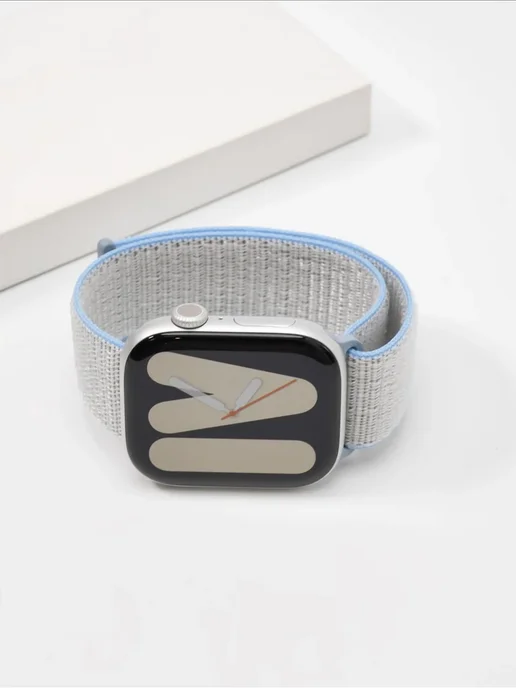 Lerxiuer Ремешок Sport Loop для Apple Watch, pink sand, 38 40 41 42mm, розовый, фото 6