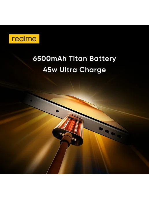 Смартфон realme 15 12/256 ГБ, желтый, фото 6