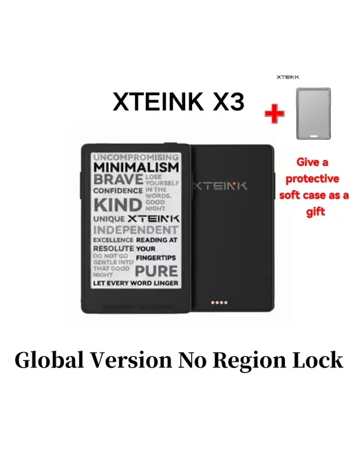 XTEINK Электронная книга X3 Global Version 16 ГБ X3 Black Gl, 16 ГБ