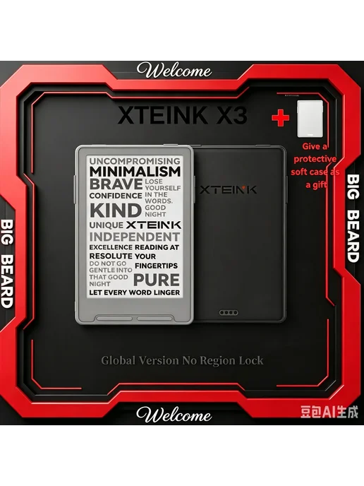 XTEINK Электронная книга X3 Global Version 16 ГБ X3 Black Gl, 16 ГБ, фото 2
