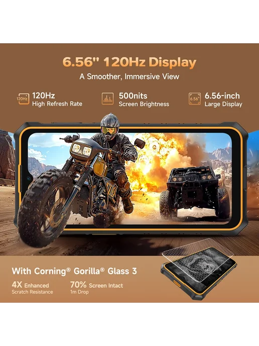 Смартфон Ulefone Rugking 3 Pro 16/128 ГБ, черный, фото 3