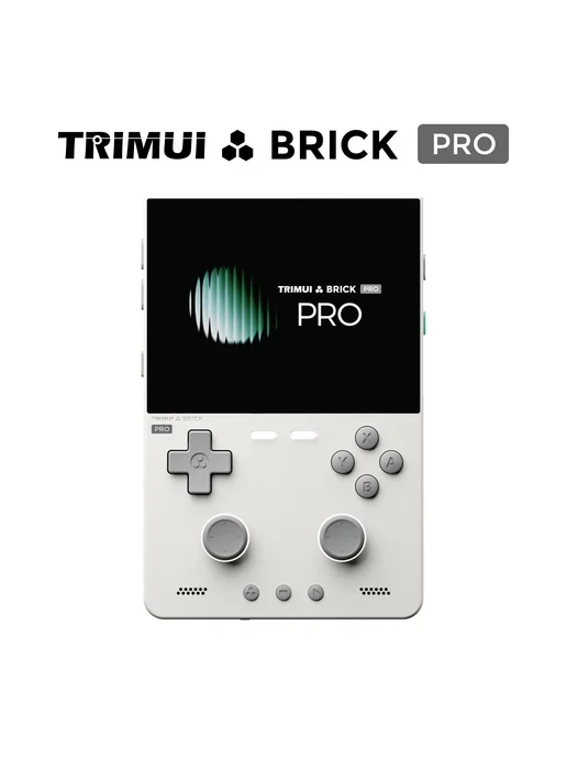 TRIMUI Brick Pro - портативная консоль, игры, белая, белый, фото 3