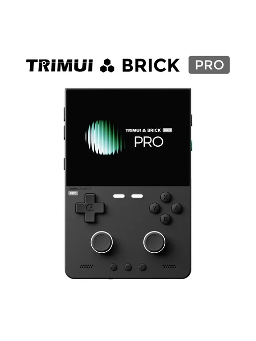 Для TRIMUI Brick Pro оупенсурс консоль моб. игра д игр (Чёрн, черный
