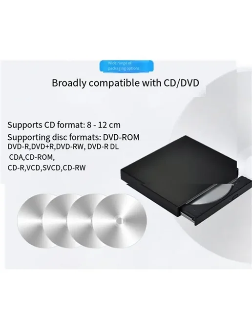 Внешний USB привод CD DVD USB 2.0, вариант, фото 6