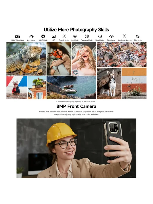 Смартфон Ulefone Armor 22 Pro 8/128 ГБ, черный, фото 7