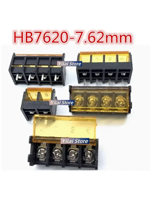 Нет бренда Клеммный разъем HB7620-7.62mm Fence 2P 3 4 5 6 7 8 9P 3P (1, вариант
