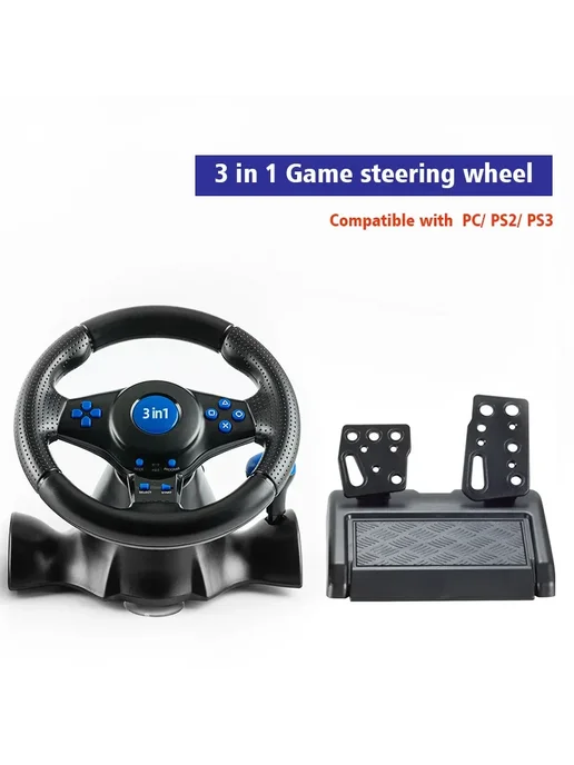 Data frog Игровой руль YJ0629215 7 в 1 4 in 1, черный