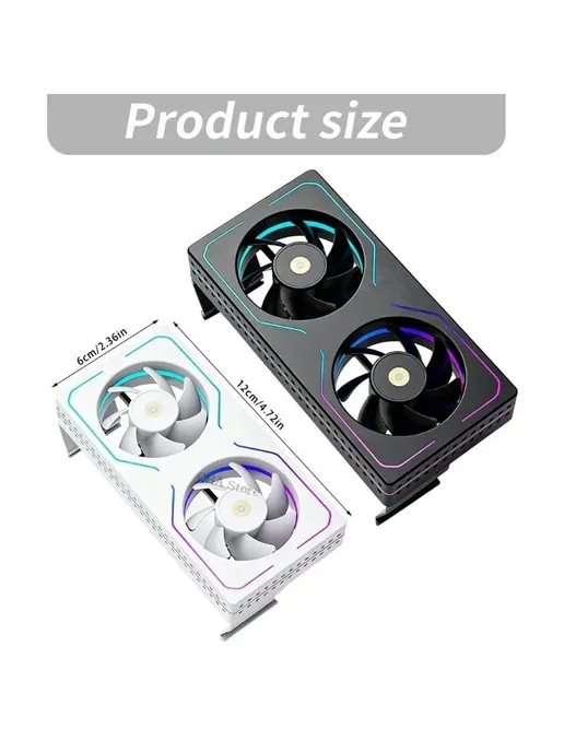Нет бренда RGB вентилятор охлаждения памяти 3XUE для DDR DDR2 DDR3 DDR4, вариант, фото 7
