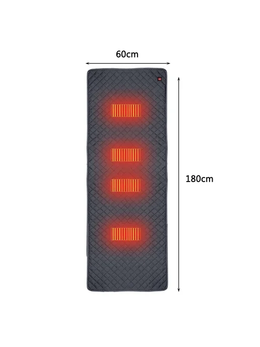 Грелочный электромат 3 уровня, палатка, USB+Type-C, тёмно-си, вариант, фото 5