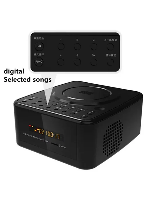 feizhouying Портативный DVD-плеер With Bluetooth, No, фото 3