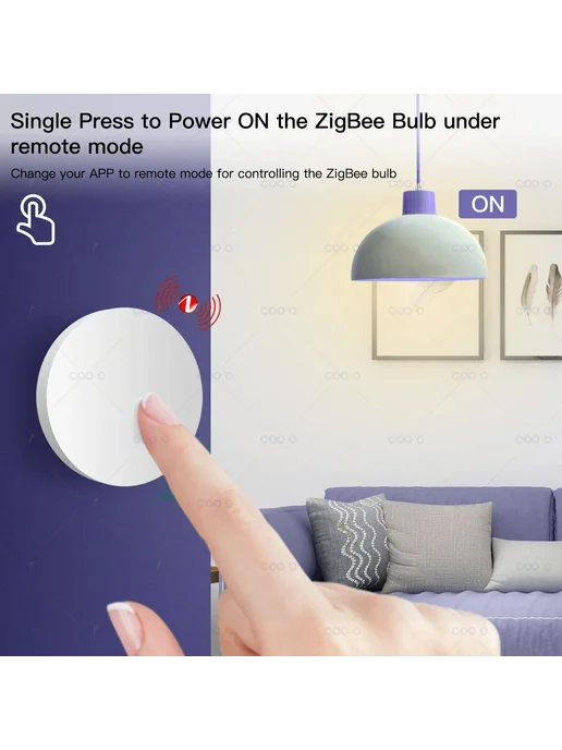 coolo Беспроводная умная кнопка Ewelink Zigbee, вариант, фото 6