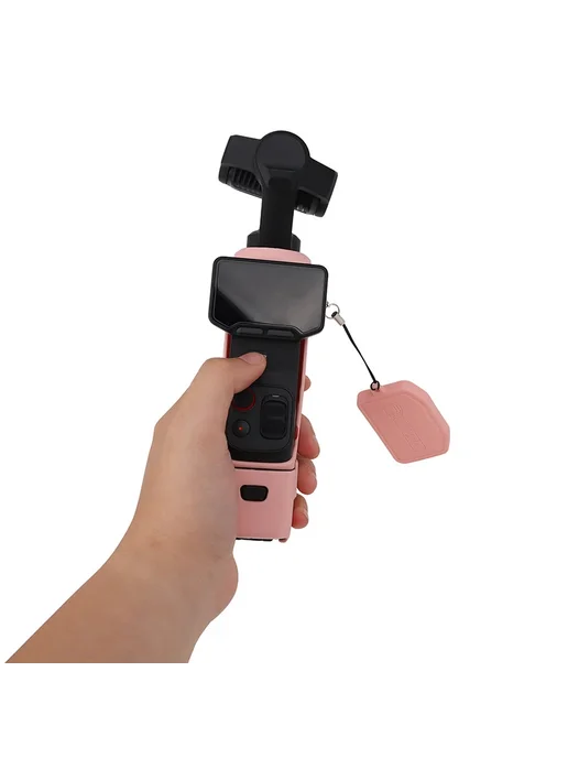 SOSOYO Чехол для Insta360 Luna Ultra Black, Черный, розовый, фото 3