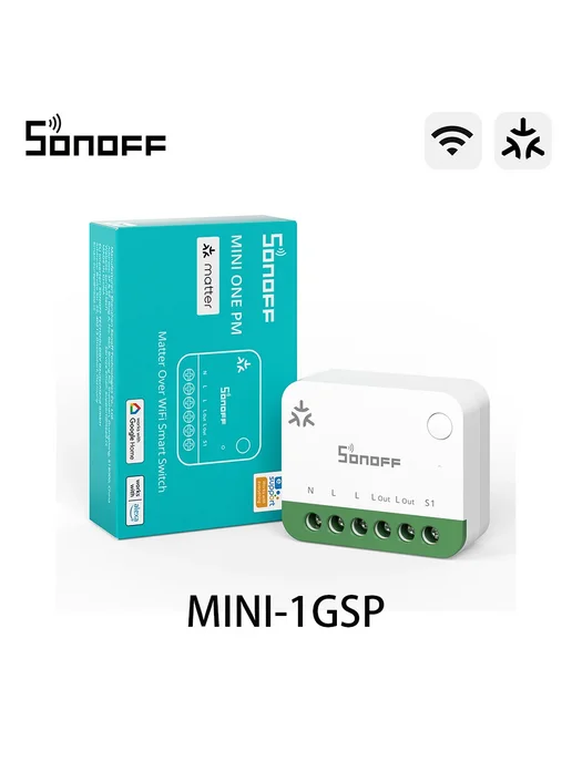 Sonoff MINI ONE PM Умный выключатель, вариант