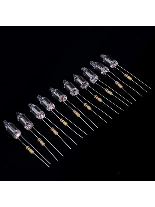 Нет бренда Набор из 20 неоновых индикаторных ламп 220В 5x13mm, вариант, фото 3