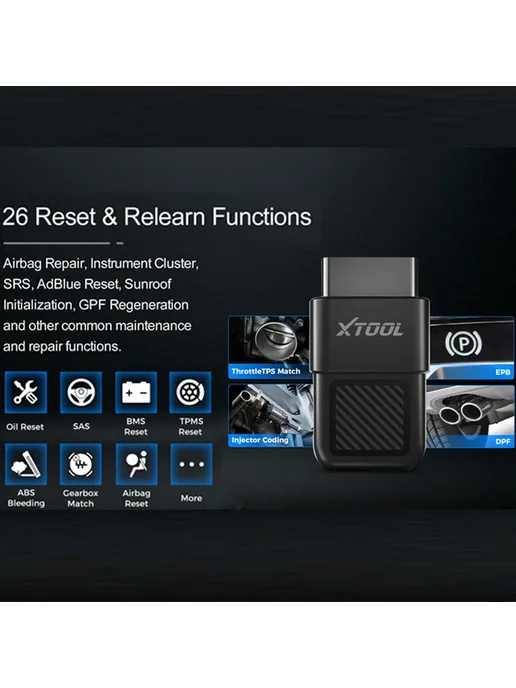 XTOOL A30X OBD2 сканер с 26 функциями, вариант, фото 5