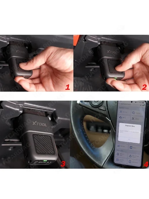XTOOL A30X OBD2 сканер с 26 функциями, вариант, фото 7