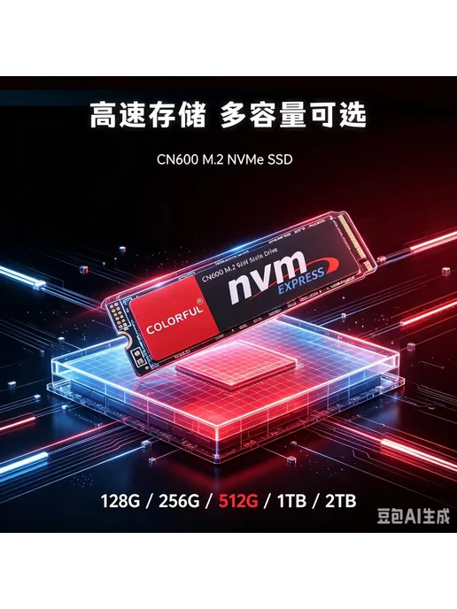 Нет бренда NVMe SSD 128ГБ-2ТБ для ноутбука и ПК CN600 128GB, 128 ГБ, 2 ТБ, фото 4