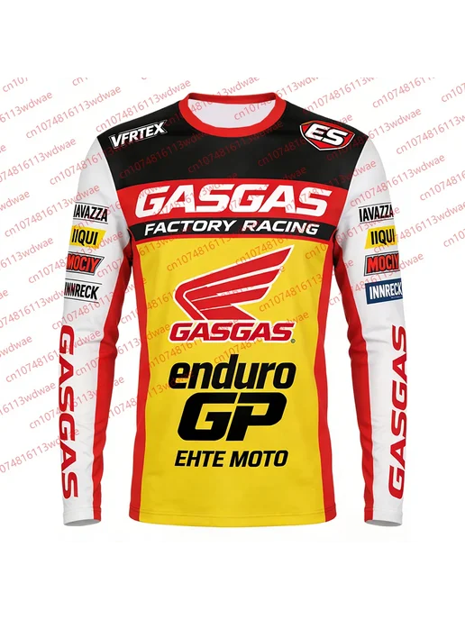 Футболка GASGAS Factory Racing Enduro GP для мужчин, с длинн, вариант, фото 2