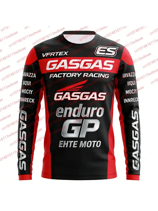 Футболка GASGAS Factory Racing Enduro GP для мужчин, с длинн, вариант, фото 3