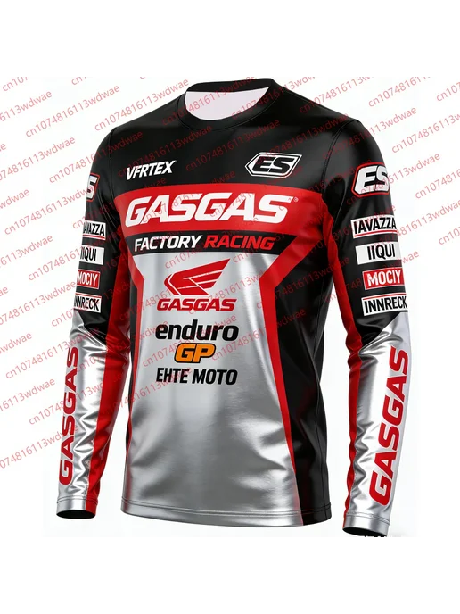 Футболка GASGAS Factory Racing Enduro GP для мужчин, с длинн, вариант, фото 4