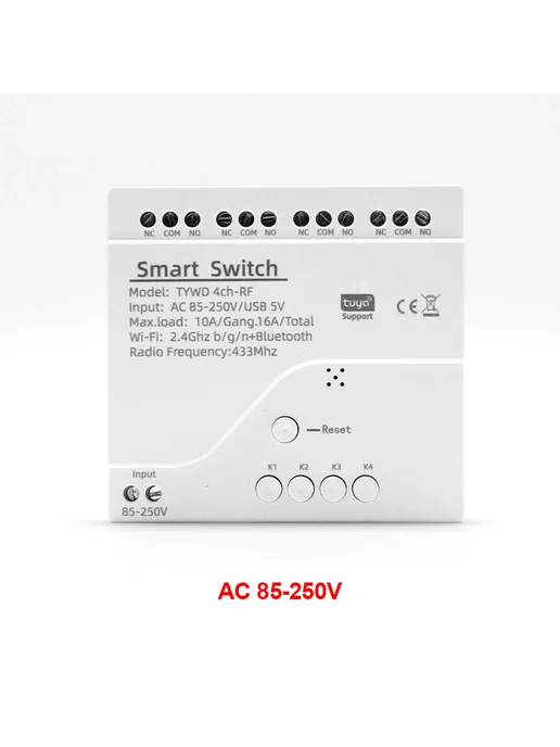 Scimagic-RC Умный Wi-Fi выключатель 4 канала AC 85-250V1, вариант