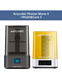 Photon Mono 4 AE LCD UV Resin 3D принтер Add Wash 3