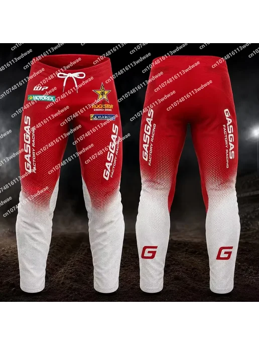 2026 GASGAS Factory Racing Enduro GP MX Брюки Быстросохнущие, красный, фото 3