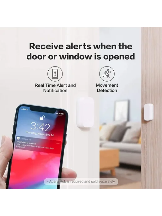 Aqara Датчик открытия двери окна ZigBee 4 Pcs, 3 шт, фото 6