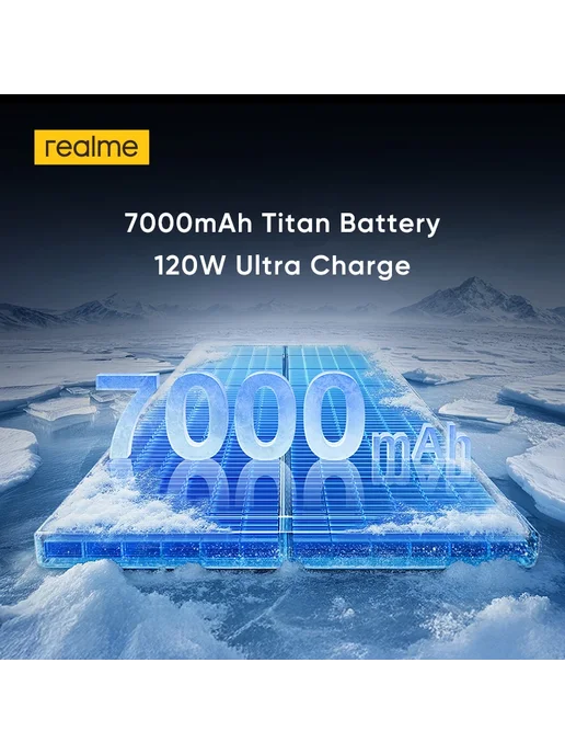 Смартфон realme Gt7 12/256 ГБ, голубой, фото 4