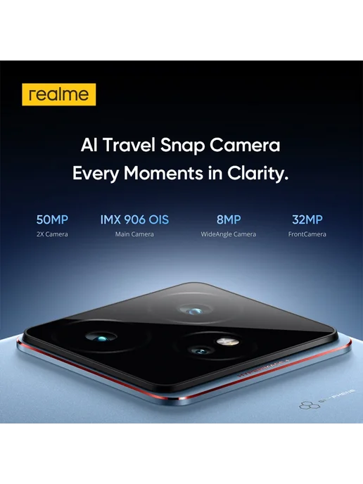 Смартфон realme Gt7 12/256 ГБ, голубой, фото 7