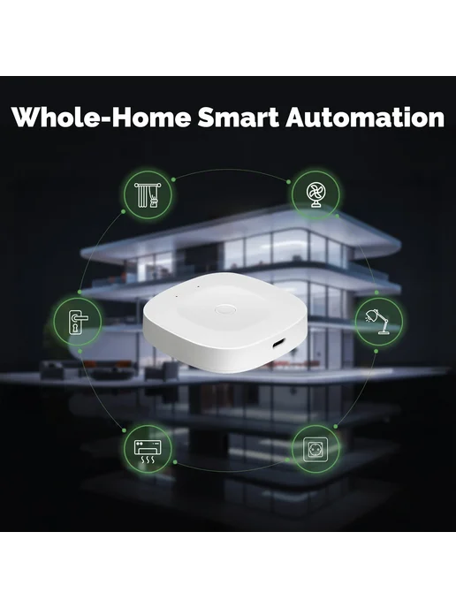 MOES Tuya ZigBee Bluetooth Шлюз-концентратор для умного дома, вариант, фото 4