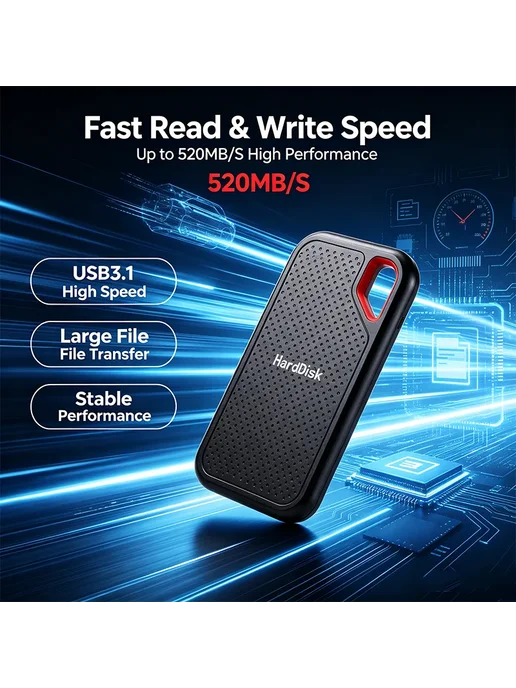 Внешний HDD HardDisk 8TB USB3.1 Type-C, 8 ТБ, фото 4