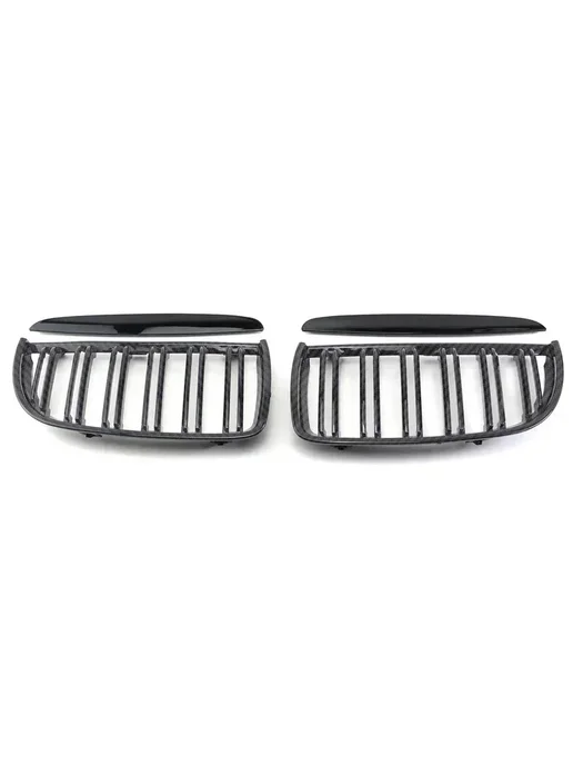 phirikes Решетка радиатора BMW E90 E91 черная Double Line Black, черный, фото 4