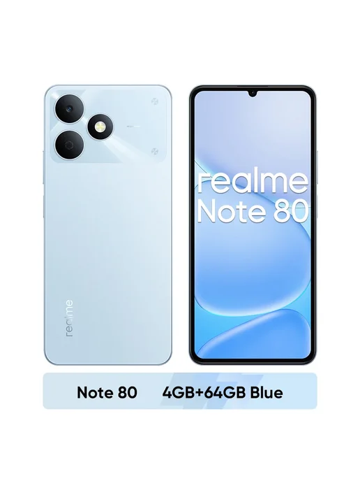 Смартфон realme Note 80 4/64 ГБ, синий