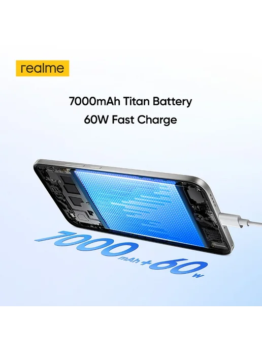 Смартфон realme 16 8/256 ГБ, желтый, фото 4