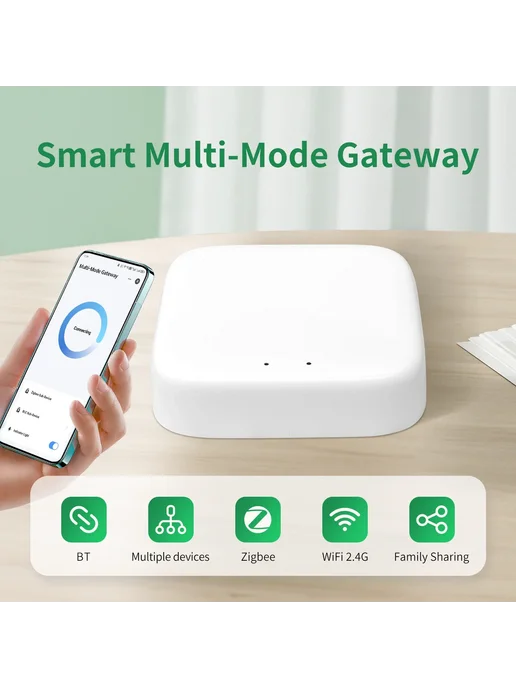 YFK Беспроводной Шлюз Zigbee Tuya Для Умного Дома Wi-Fi, Blueto, вариант, фото 3