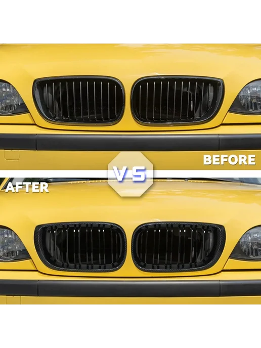 phirikes Решетка Радиатора (передняя) Для BMW E46 4-дверный Седан уни, вариант, фото 3