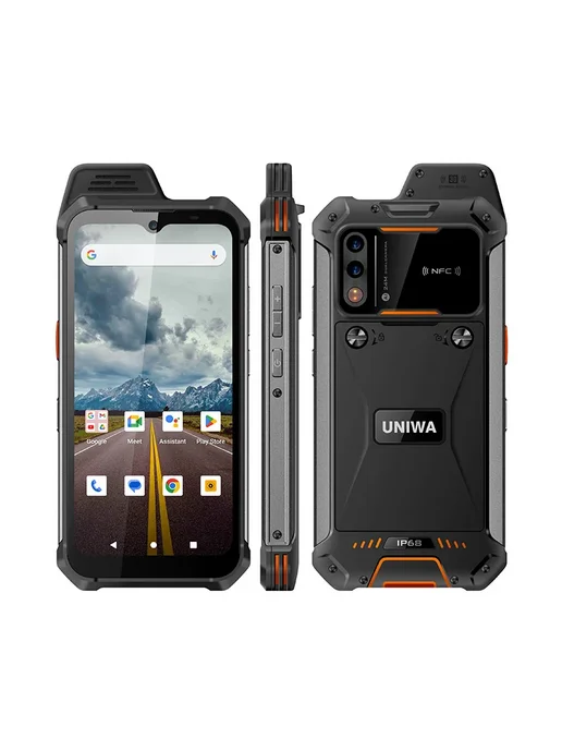 Смартфон UNIWA Ip68 8/128 ГБ, черный, фото 3
