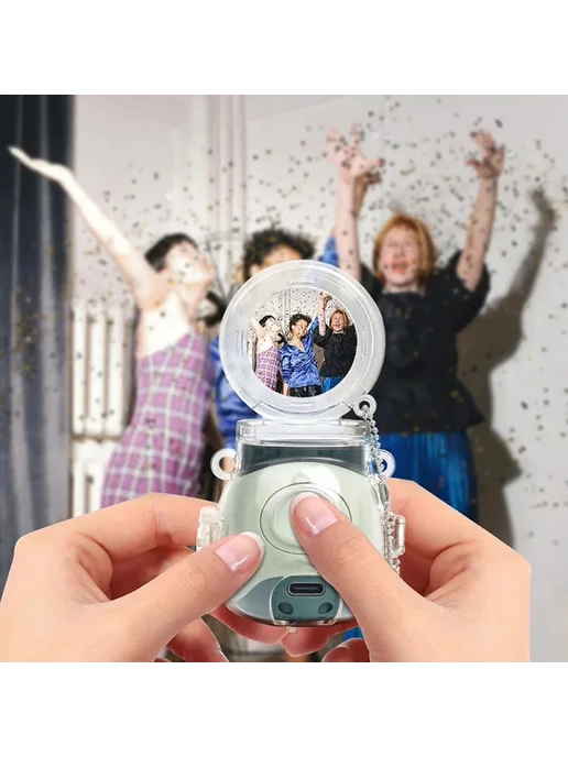 Нет бренда Прозрачный силиконовый чехол для Instax Pal, вариант, фото 4