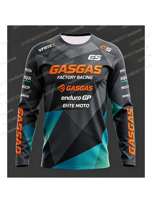 Мужская Футболка GasGas Factory Racing Enduro GP 2026 С Длин, вариант, фото 2
