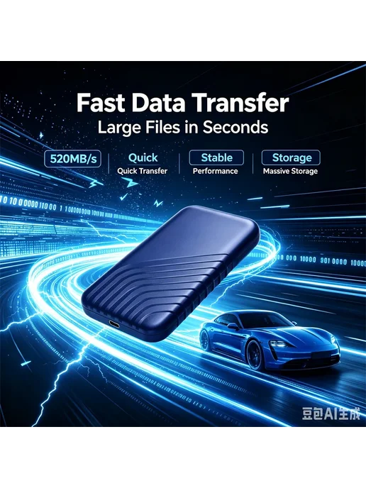 Нет бренда Металлический портативный SSD Samsung 64 ТБ USB 3.1 Type-C 3, 64 ТБ, фото 4