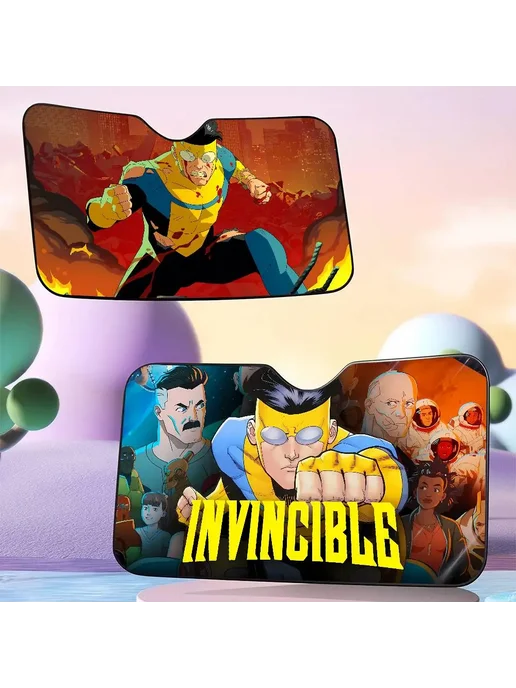 Нет бренда Солнцезащитный Экран Для Автомобиля Серии Superhero - УФ-защ, вариант, фото 4