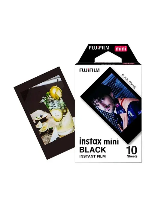 FUJIFILM Instax Mini пленка "Цветы" 10-60 листов 10 Black, черный